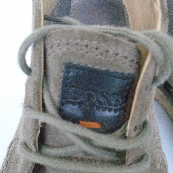 Hugo Boss Orange Mens Suede Chukka Boots Size 10 Grey main image 8